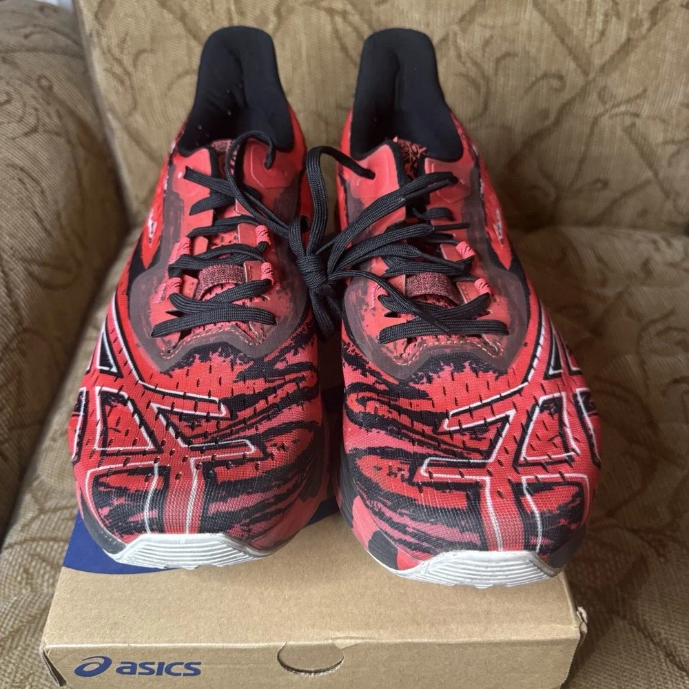 ASICS‎ Men's Running Shoes NOOSA TRI 15 1011B609 Electric Red / Diva Pink Japan